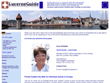 Tablet Screenshot of lucerneguide.ch